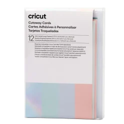 Cricut Papier Et Cartes|La Gamme Explore^Cartes à découper, collection Pastel- R40 (12unités)