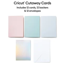 Cricut Papier Et Cartes|La Gamme Explore^Cartes à découper, collection Pastel- R40 (12unités)