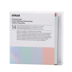 Cricut Papier Et Cartes|La Gamme Explore^Cartes à découper, collection Pastel- S40 (14unités)
