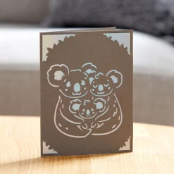 Cricut Papier Et Cartes|La Gamme Explore^Cartes à insérer Joy™, Noir/Argent holographique