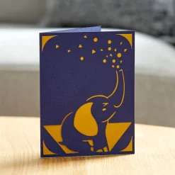 Cricut Papier Et Cartes|La Gamme Explore^Cartes à insérer Joy™, Noir/Argent holographique