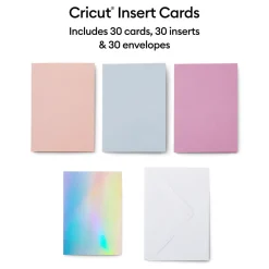 Cricut Papier Et Cartes|La Gamme Explore^Cartes avec insert, collection Princess- R40 (30unités)