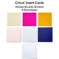 Cricut Papier Et Cartes|La Gamme Explore^Cartes avec insert, collection Sensei- S40 (35unités)
