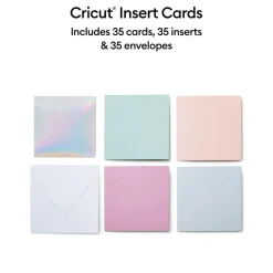 Cricut Papier Et Cartes|La Gamme Explore^Cartes avec insert, collection Princess- S40 (35unités)