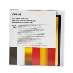 Cricut Papier Et Cartes|La Gamme Explore^Cartes avec insert de transfert de foil, collection Royal Flush- S40 (14unités)