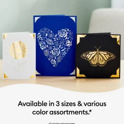 Cricut Papier Et Cartes|La Gamme Explore^Cartes avec insert de transfert de foil, collection Celebration- R40 (12unités)