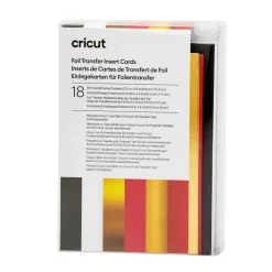 Cricut Papier Et Cartes|La Gamme Explore^Cartes avec insert de transfert de foil, collection Royal Flush- R10 (18unités)