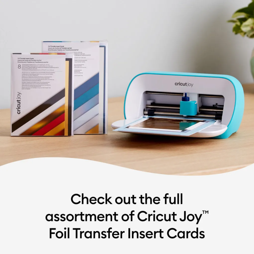 Cricut Papier Et Cartes|La Gamme Joy^Cartes avec insert transfert de foil Joy™, collection Royal Flush - A2