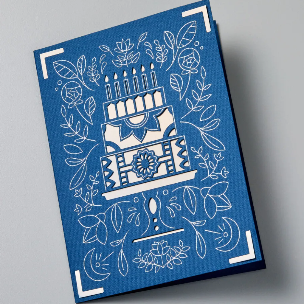 Cricut Papier Et Cartes|La Gamme Joy^Cartes avec insert transfert de foil Joy™, collection Royal Flush - A2