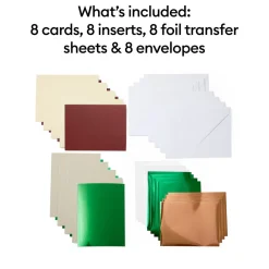Cricut Papier Et Cartes|La Gamme Joy^Cartes avec insert transfert de foil Joy™, collection Cameron - A6