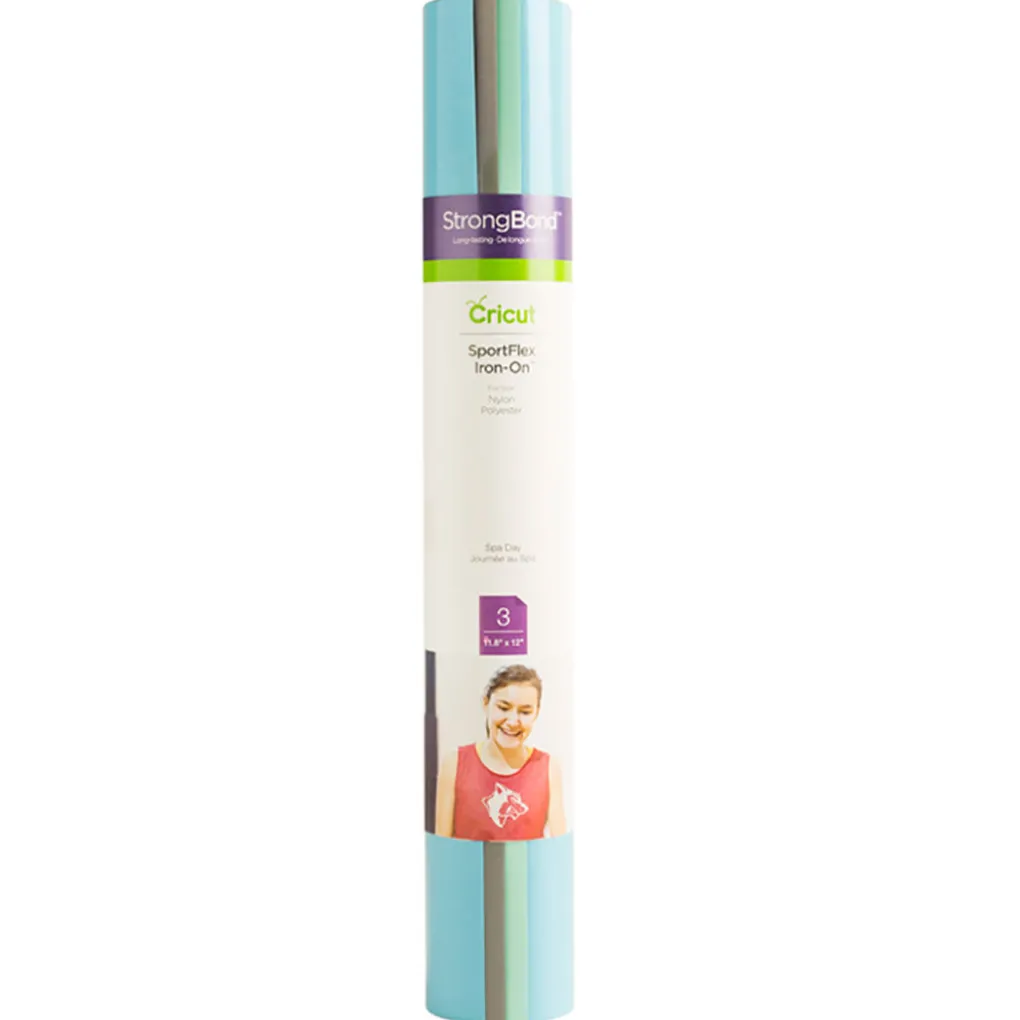 Cricut Thermocollant (htv)|Matériaux^échantillon SportFlex Iron-On™, Spa Day