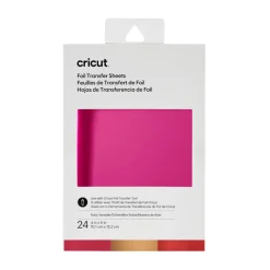 Cricut Feuilles De Transfert De Foil^Collection de feuilles de transfert de Foil, Rubis (24unités)