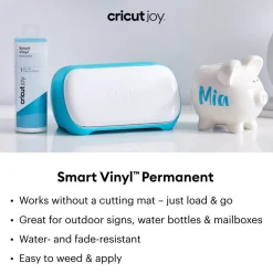 Cricut Vinyle|Vinyle^Joy™ Smart Vinyl™ - Permanent, Blanc (3 m)