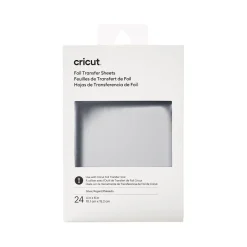 Cricut Feuilles De Transfert De Foil^Feuilles de Transfert de Foil, Argent (24 unités)