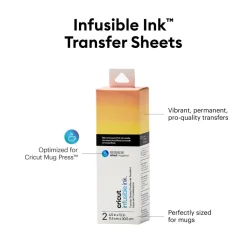Cricut Infusible Ink^Feuilles de transfert Infusible Ink™ (2 unités), Limonade Rose