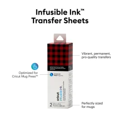 Cricut Infusible Ink^Feuilles de transfert Infusible Ink™ (2 unités), Carraeaux Buffalo