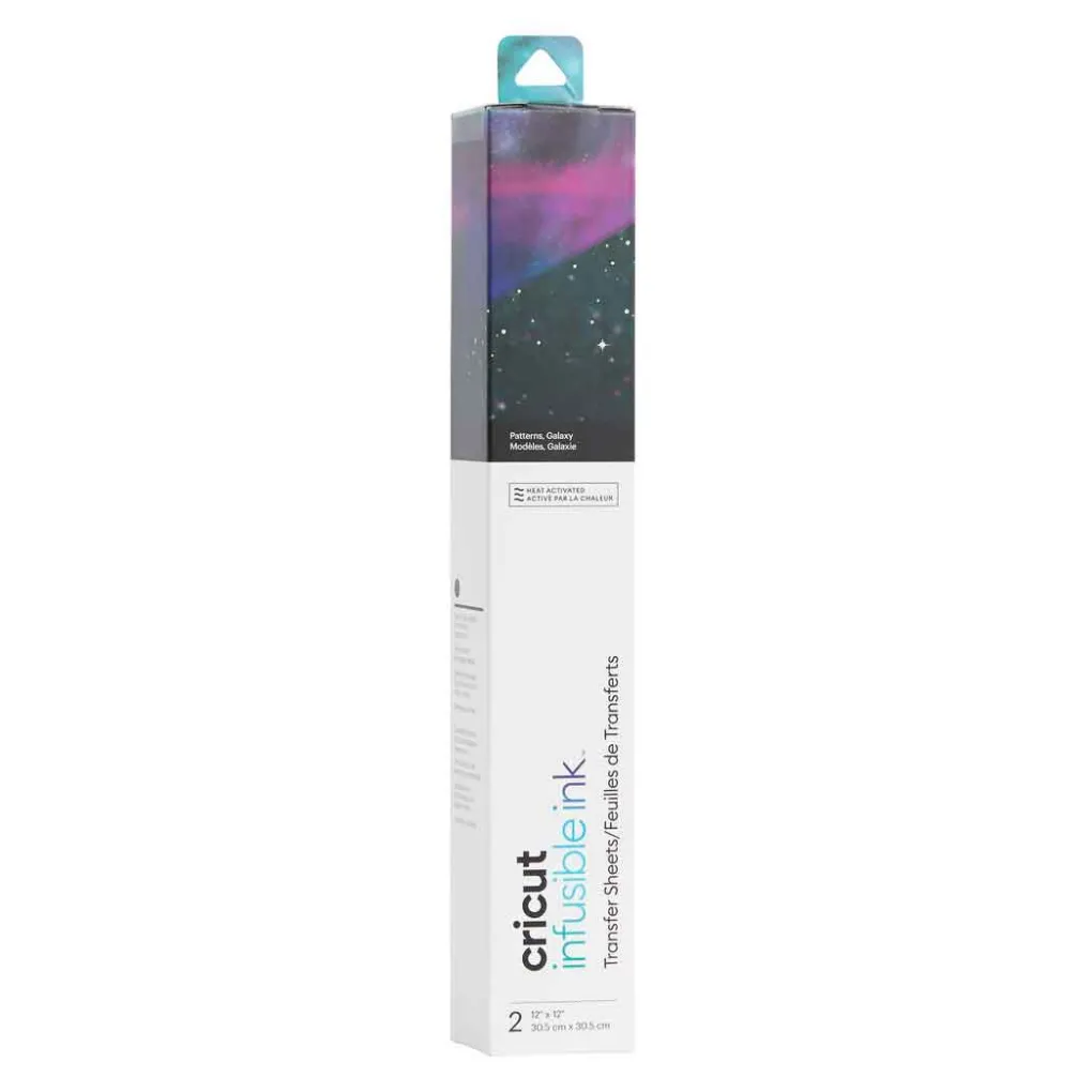 Cricut Infusible Ink|Matériaux^Feuilles de transfert Infusible Ink™ à motifs, Galaxie