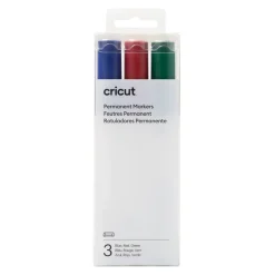 Cricut Stylos Et Marqueurs|Stylos Et Marqueurs^Feutres permanents 2,5mm, rouge/vert/bleu (3unités)