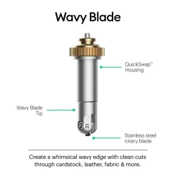 Cricut Outils Quickswap|Lames Et Outils^Lame ondulée + Base QuickSwap™