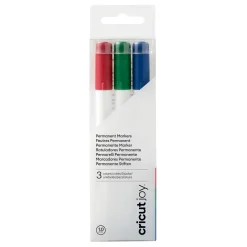 Cricut Stylos Et Marqueurs|Stylos Et Marqueurs^Marqueurs permanents Joy™ 1,0mm, Rouge/Vert/Bleu (3unités)