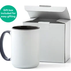 Cricut Infusible Ink|Supports Personnalisables^Mug biseauté en céramique à personnaliser - Océan, 425ml (15oz) (1unité)