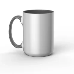 Cricut Infusible Ink|Supports Personnalisables^Mug biseauté en céramique à personnaliser - Gris, 425ml (15oz) (1unité)