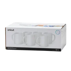 Cricut Supports Personnalisables|Infusible Ink^Mug en céramique personnalisable, Blanc - 340 ml (6unités)