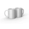 Cricut Supports Personnalisables|Infusible Ink^Mug en céramique personnalisable, Blanc - 340ml (2 unités)