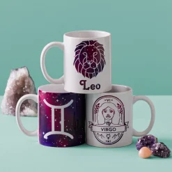 Cricut Supports Personnalisables|Infusible Ink^Mug en céramique personnalisable, Blanc - 340ml (2 unités)