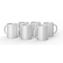 Cricut Supports Personnalisables|Infusible Ink^Mug en céramique personnalisable, Blanc - 15 oz/425 ml (6 unités)