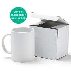 Cricut Supports Personnalisables|Infusible Ink^Mug en céramique personnalisable, Blanc-15oz/425ml (2unités)