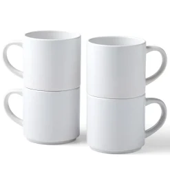 Cricut Supports Personnalisables|Infusible Ink^Mug personnalisable et empilable en céramique, blanc - 340ml/12oz (4unités)