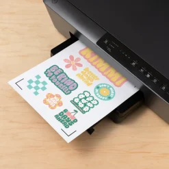 Cricut Matériaux Imprimables & Stickers|La Gamme Joy^Papier autocollant imprimable - A4 (8 feuilles)