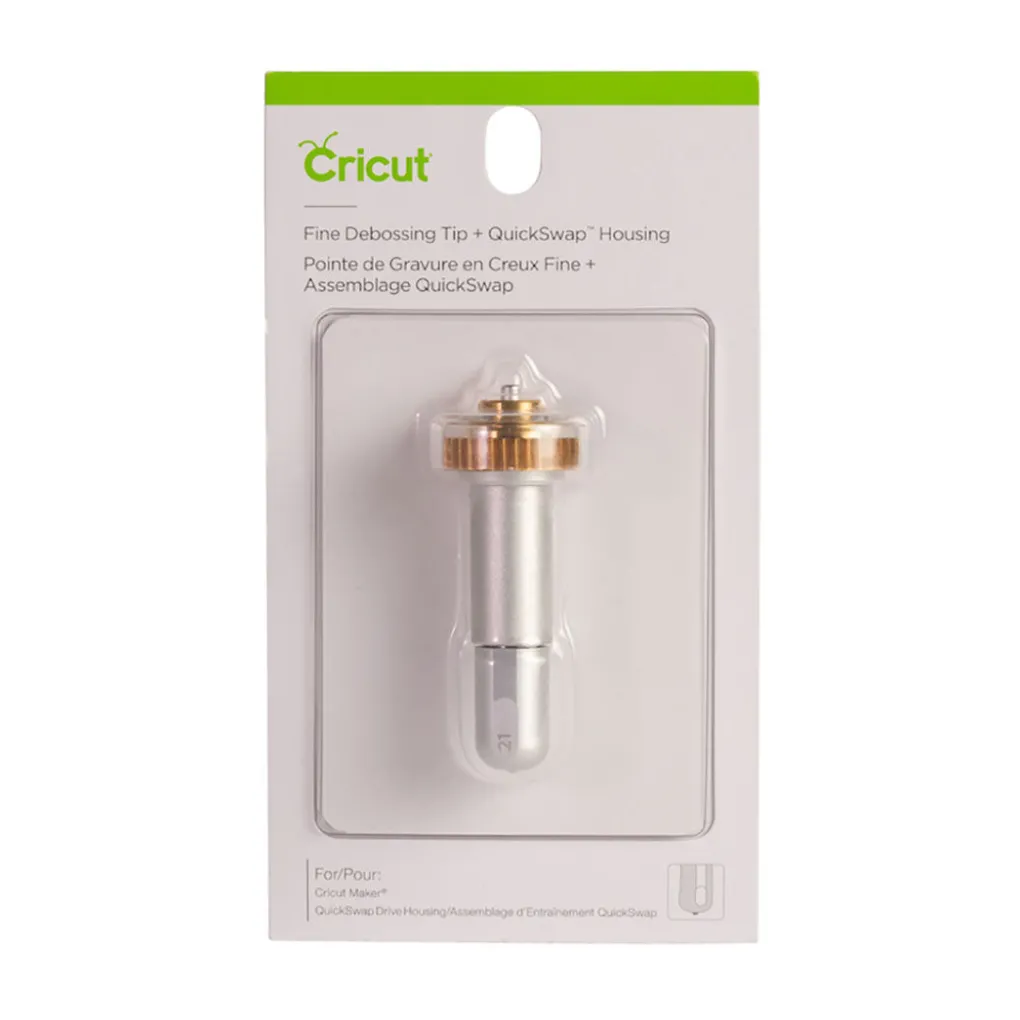 Cricut Outils Quickswap|Lames Et Outils^Pointe de débossage fine + base QuickSwap™
