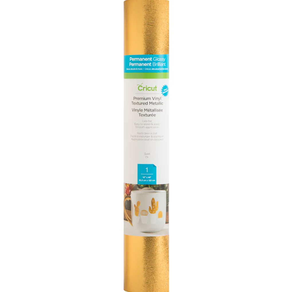 Cricut Vinyle|Matériaux^Premium Vinyl™ Texture Métallique