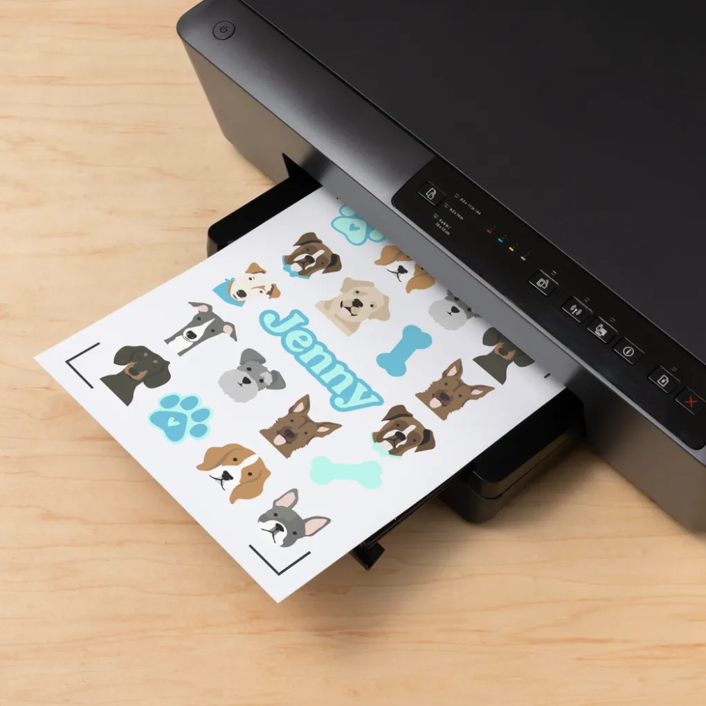 Cricut Matériaux Imprimables & Stickers|Matériaux Imprimables & Stickers^Set de stickers imperméables et imprimables holographiques - A4 (5 feuilles)