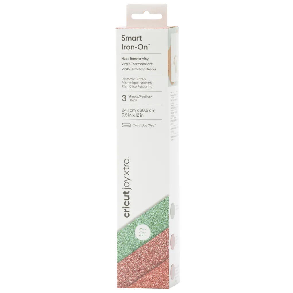 Cricut Thermocollant (htv)|Gamme Smart Materials^Smart Iron-On™ Joy Xtra™ prismatique pailleté, collection Sea Sparkle (3feuilles)