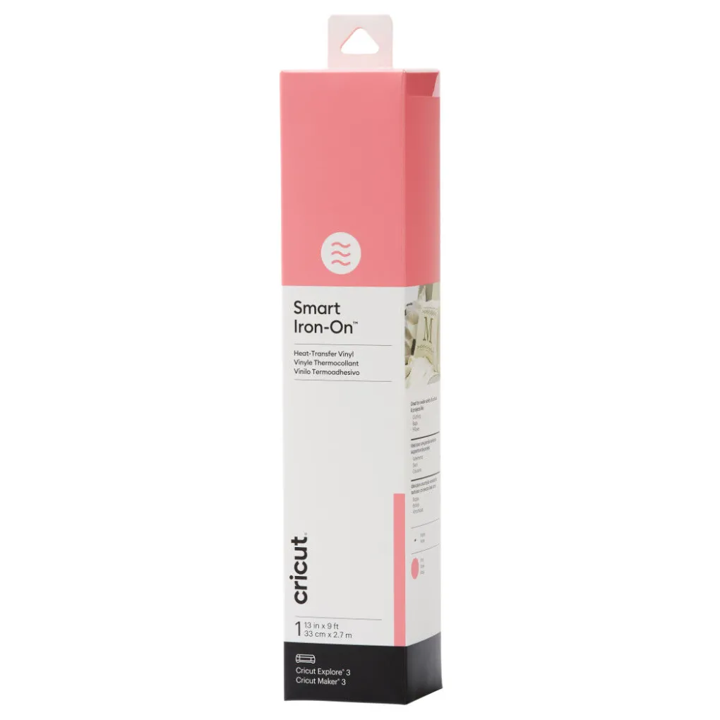 Cricut Thermocollant (htv)^Smart Iron-On™, Rose (2.7 m)
