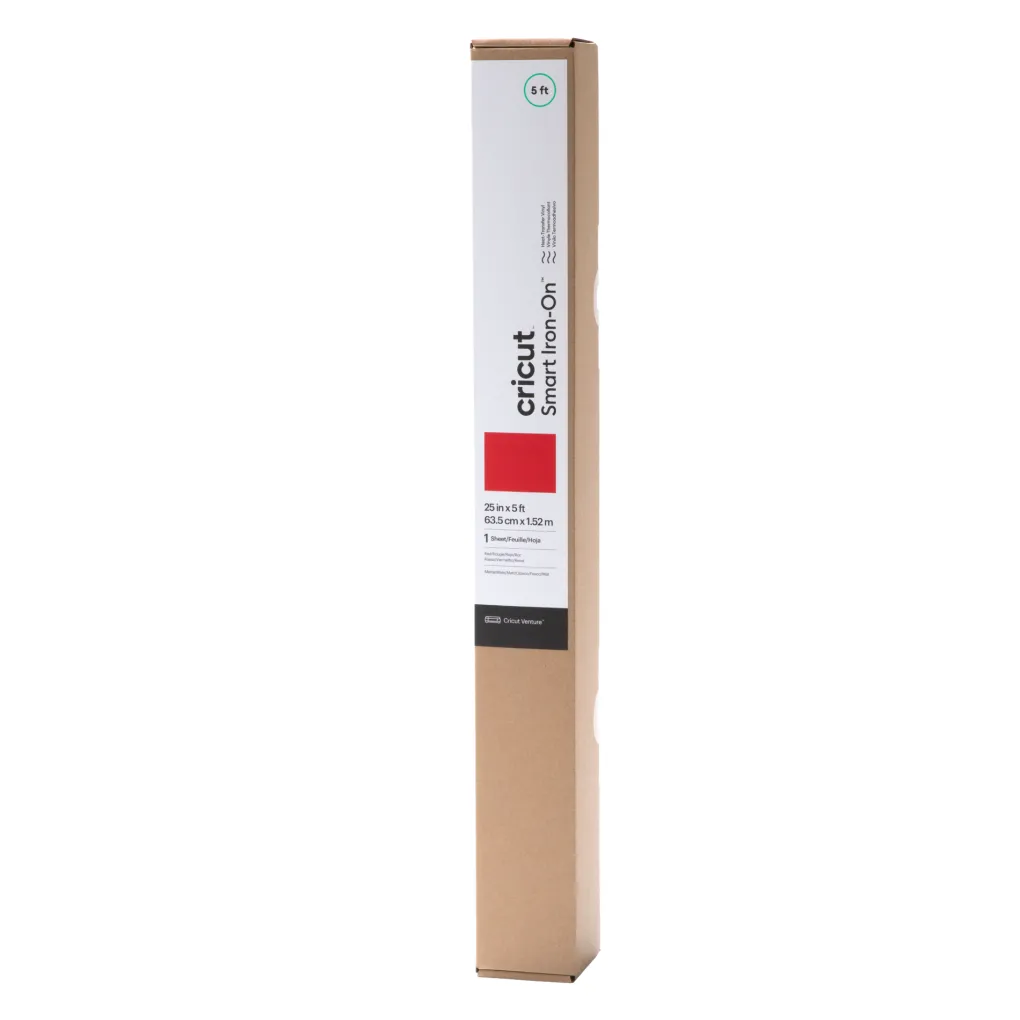 Cricut Thermocollant (htv)^Smart Iron-On™, Rouge 63,5cm x 1,5m (25po x 5pi)