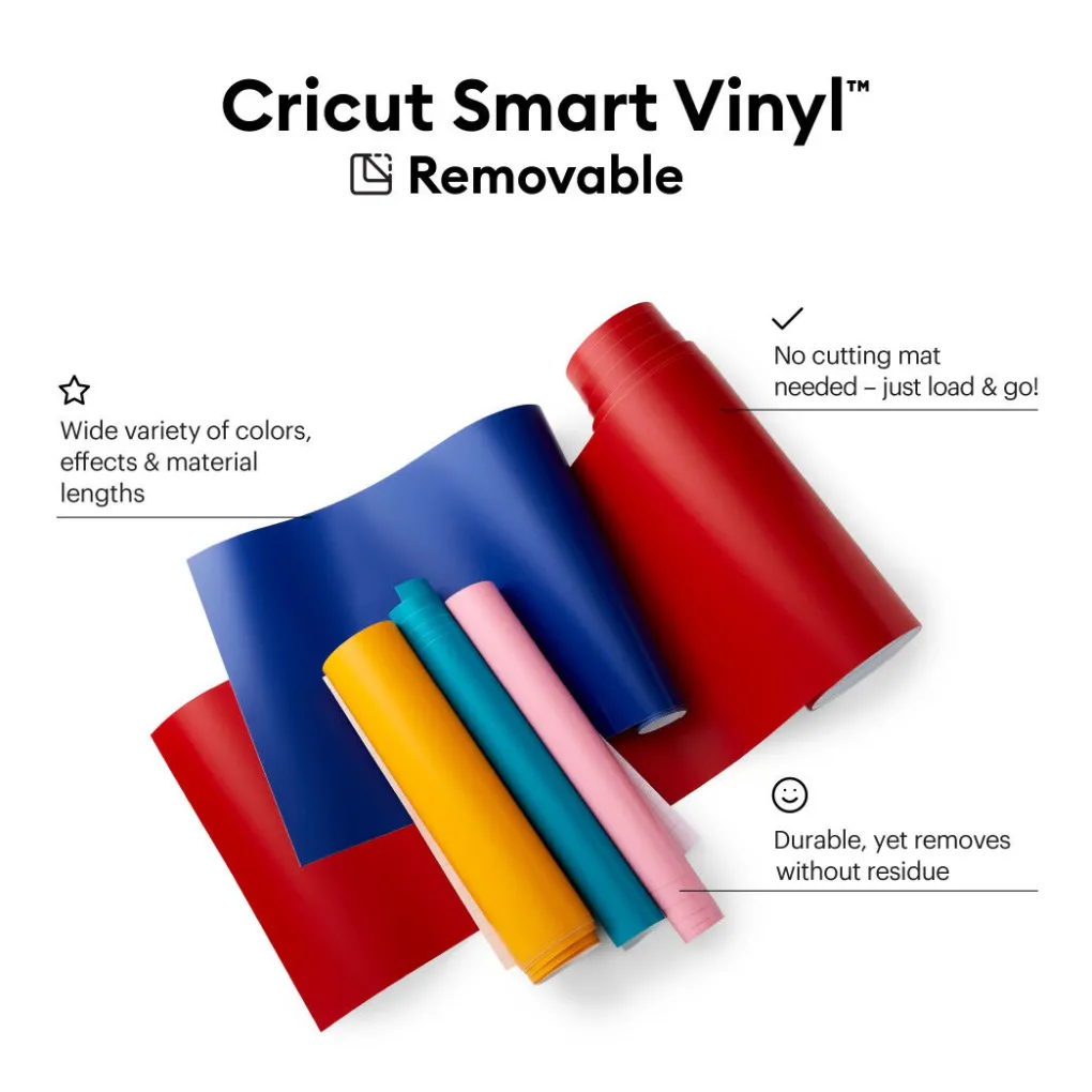 Cricut Vinyle|Gamme Smart Materials^Smart Vinyl™ - Amovible (195cm)