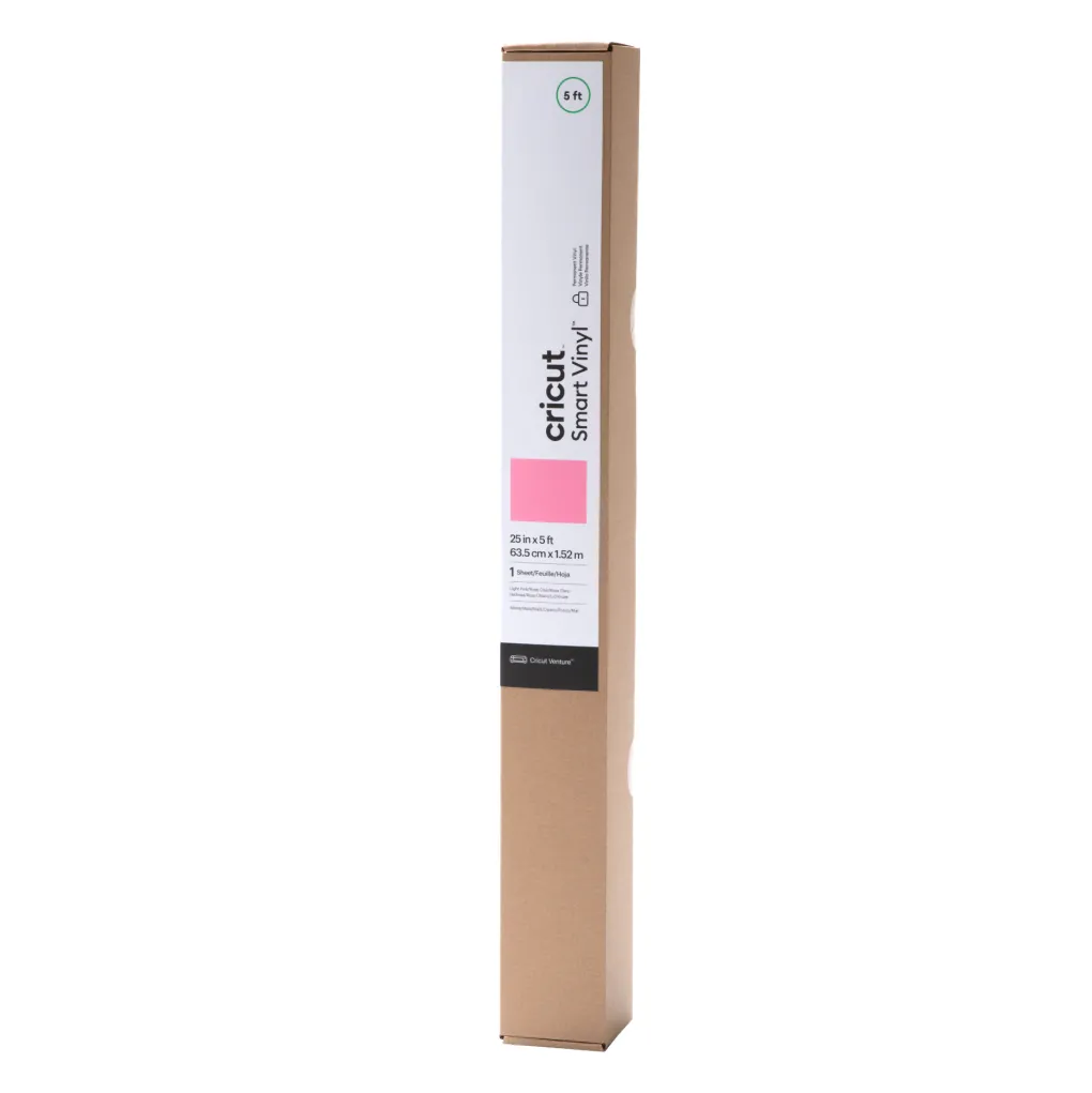 Cricut Vinyle^Smart Vinyl™ - permanent, Rose Clair 63,5cm x 1,5m (25po x 5pi)