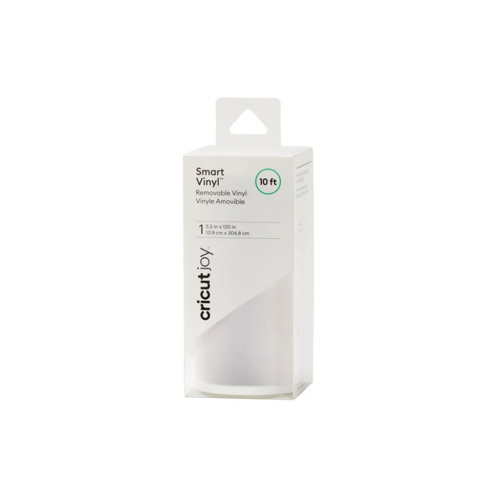 Cricut Vinyle^Smart Vinyl™ Joy™ - Amovible (3 m), Blanc