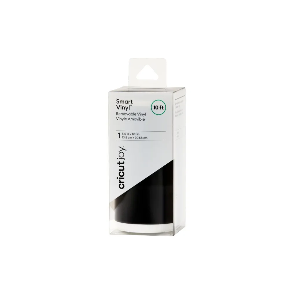 Cricut Vinyle^Smart Vinyl™ Joy™ - Amovible (3 m), Noir
