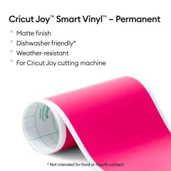 Cricut Vinyle^Smart Vinyl™ Joy™ -Permanent Matte, Rose