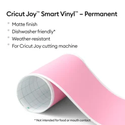 Cricut Vinyle^Smart Vinyl™ Joy™ -Permanent Matte, Rose Clair