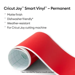 Cricut Vinyle^Smart Vinyl™ Joy™ -Permanent Matte, Rouge