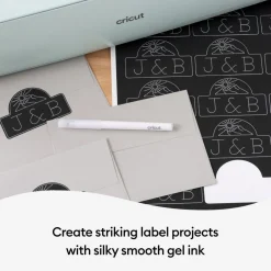 Cricut Stylos Et Marqueurs|Stylos Et Marqueurs^Stylo gel opaque 1,0mm, rose/blanc/orange/jaune/bleu (5unités)