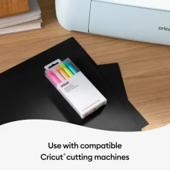 Cricut Stylos Et Marqueurs|Stylos Et Marqueurs^Stylo gel opaque 1,0mm, rose/blanc/orange/jaune/bleu (5unités)
