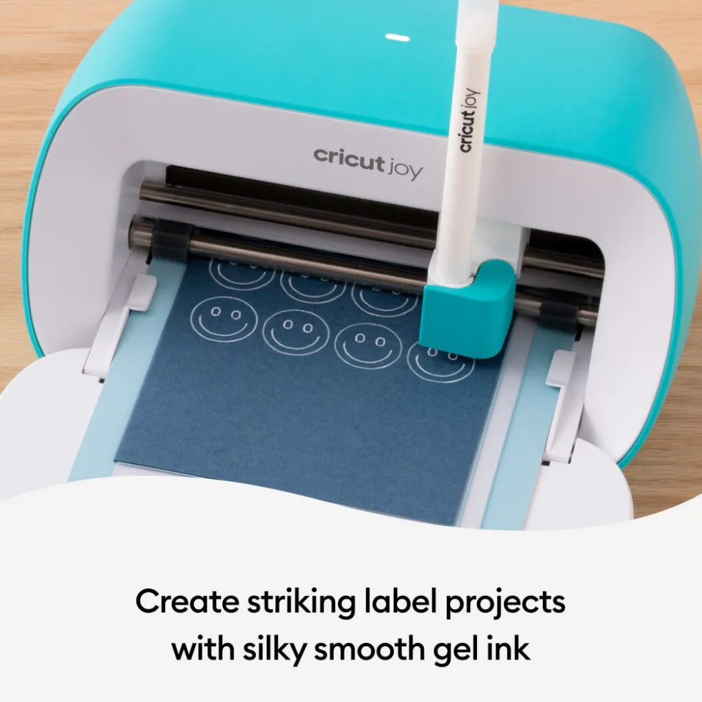 Cricut Stylos Et Marqueurs|Stylos Et Marqueurs^Stylos à encre gel opaques Joy™ 1,0mm, jaune/blanc/bleu (3unités)