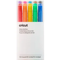 Cricut Stylos Et Marqueurs|Stylos Et Marqueurs^Stylos à encre gel pailleté 0,8mm, arc-en-ciel (10unités)